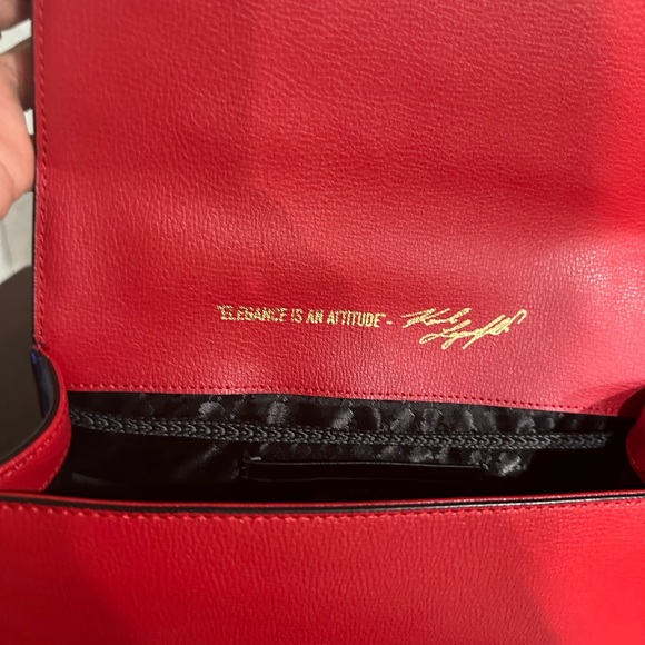 Karl Lagerfield-Simone Flap Crossbody - Picture 8 of 13